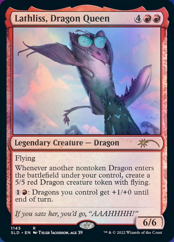 Lathliss, Dragon Queen (1145) [Secret Lair Drop Series] MTG Single Magic: The Gathering  | Multizone: Comics And Games
