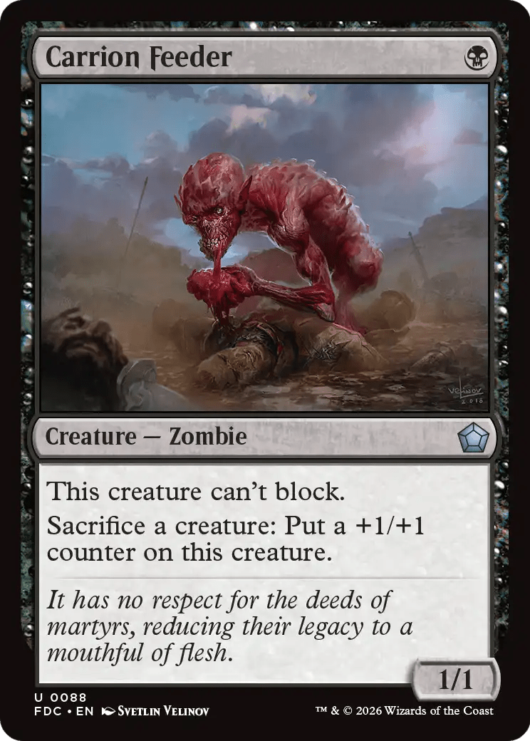 Carrion Feeder [Foundations Commander] MTG Single Magic: The Gathering  | Multizone: Comics And Games