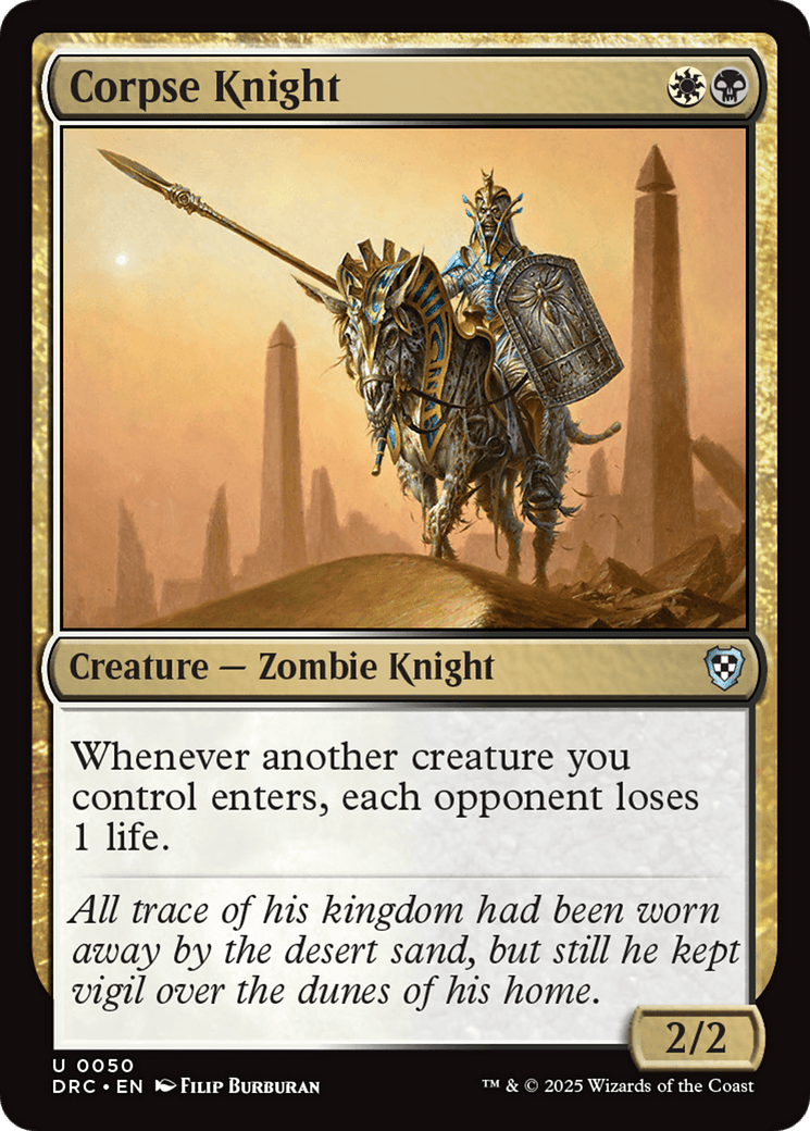 Corpse Knight [Aetherdrift Commander] MTG Single Magic: The Gathering  | Multizone: Comics And Games