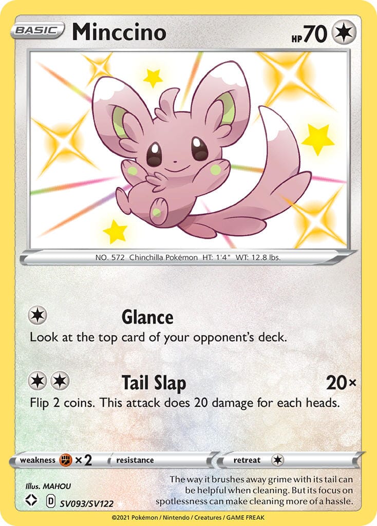 Minccino (SV093/SV122) [Sword & Shield: Shining Fates] Pokemon Single Pokémon  | Multizone: Comics And Games