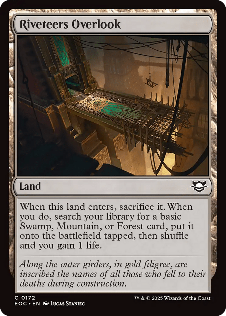 Riveteers Overlook [Edge of Eternities Commander] MTG Single Magic: The Gathering  | Multizone: Comics And Games