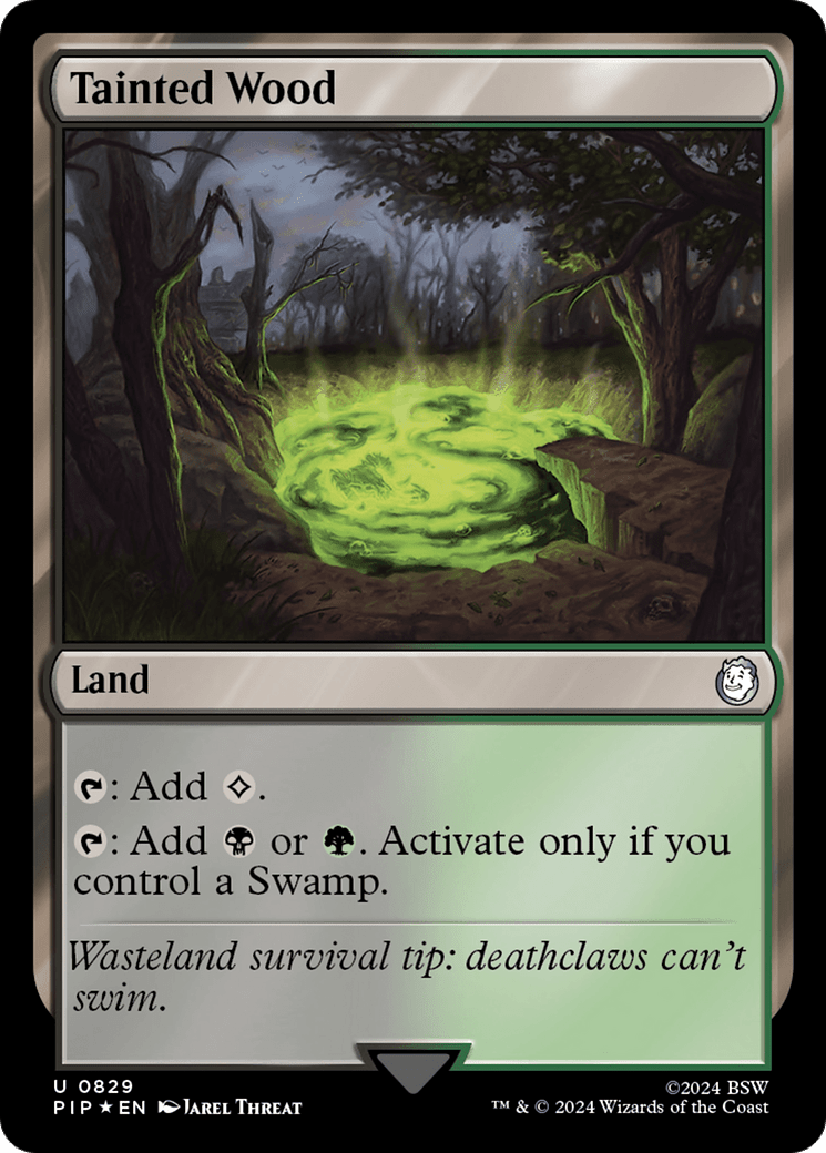 Tainted Wood (Surge Foil) [Fallout] MTG Single Magic: The Gathering  | Multizone: Comics And Games