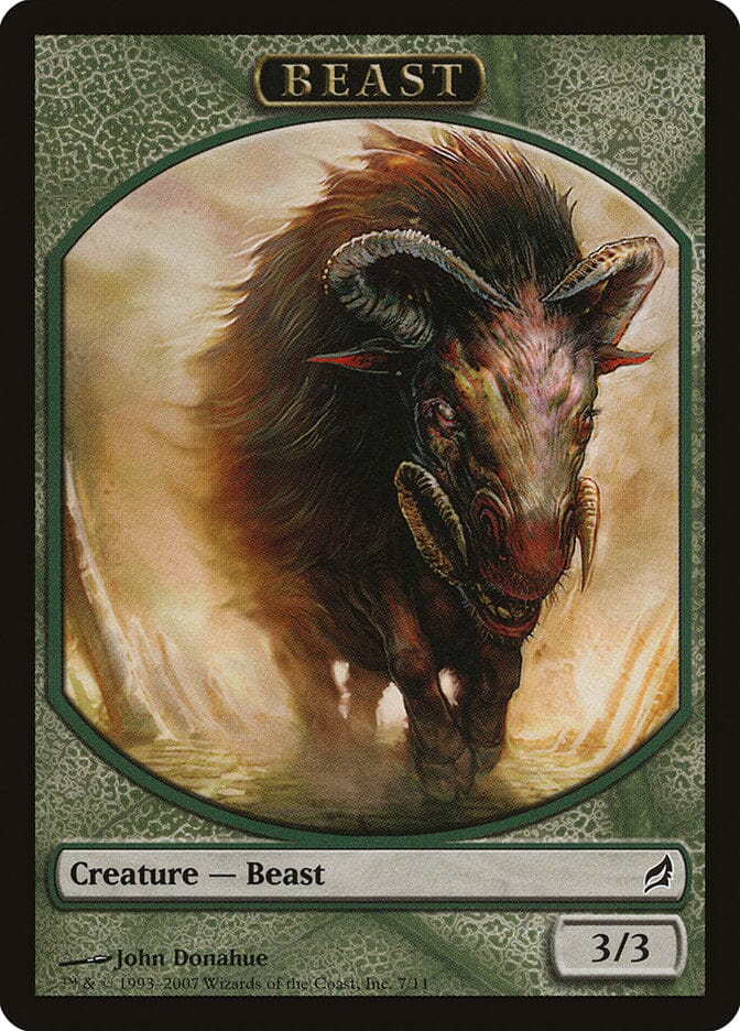 Beast Token [Lorwyn Tokens] MTG Single Magic: The Gathering  | Multizone: Comics And Games
