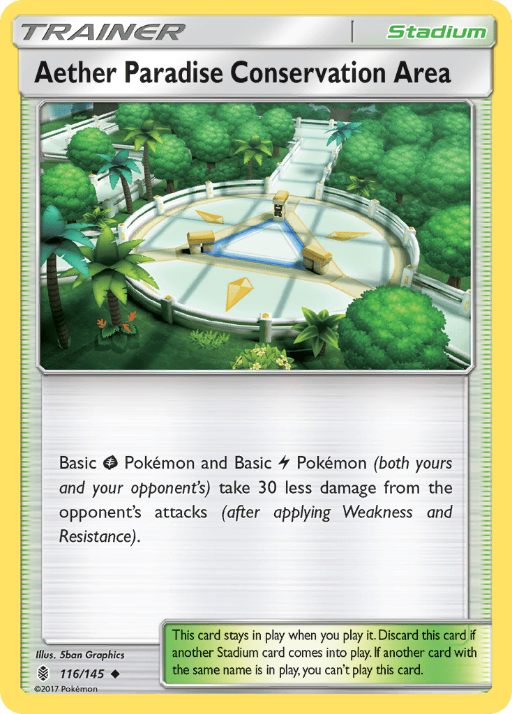 Aether Paradise Conservation Area (116/145) [Sun & Moon: Guardians Rising] Pokemon Single Pokémon  | Multizone: Comics And Games