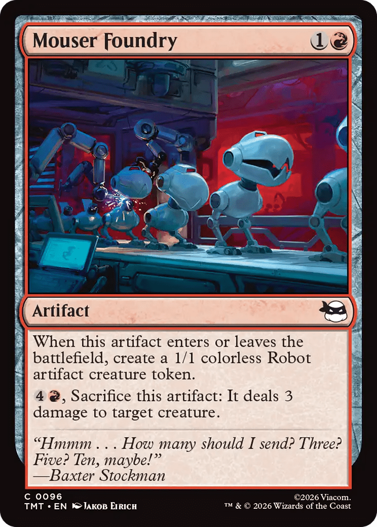 Mouser Foundry [Teenage Mutant Ninja Turtles] MTG Single Magic: The Gathering  | Multizone: Comics And Games