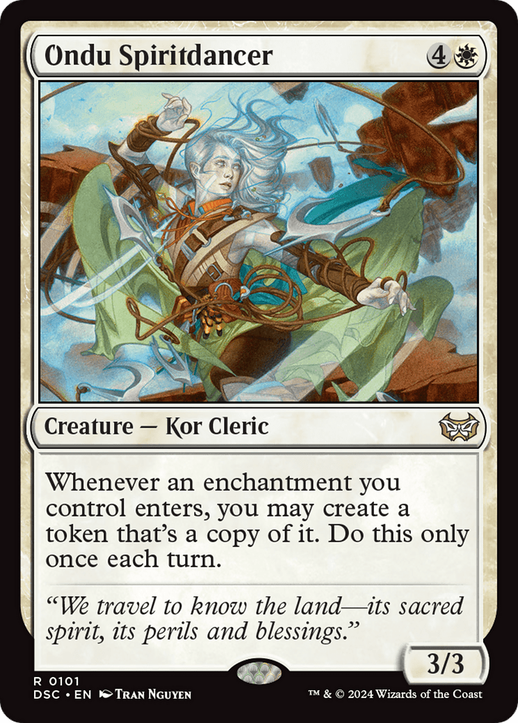 Ondu Spiritdancer [Duskmourn: House of Horror Commander] MTG Single Magic: The Gathering  | Multizone: Comics And Games