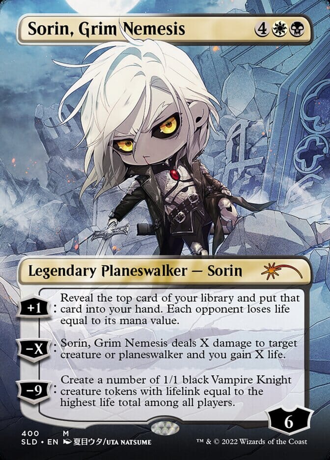 Sorin, Grim Nemesis (Borderless) [Secret Lair Drop Series] MTG Single Magic: The Gathering  | Multizone: Comics And Games