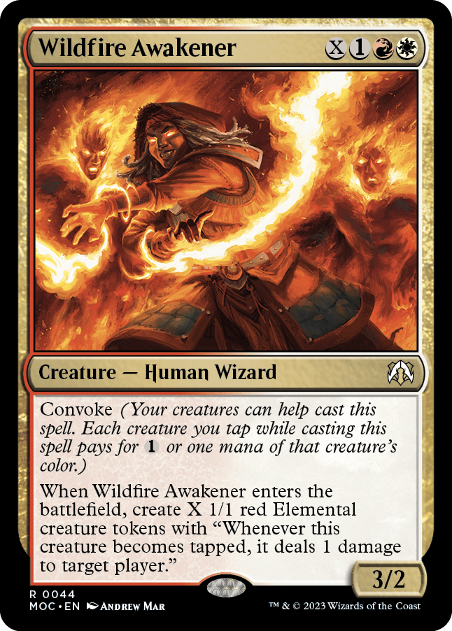 Wildfire Awakener [March of the Machine Commander] MTG Single Magic: The Gathering  | Multizone: Comics And Games