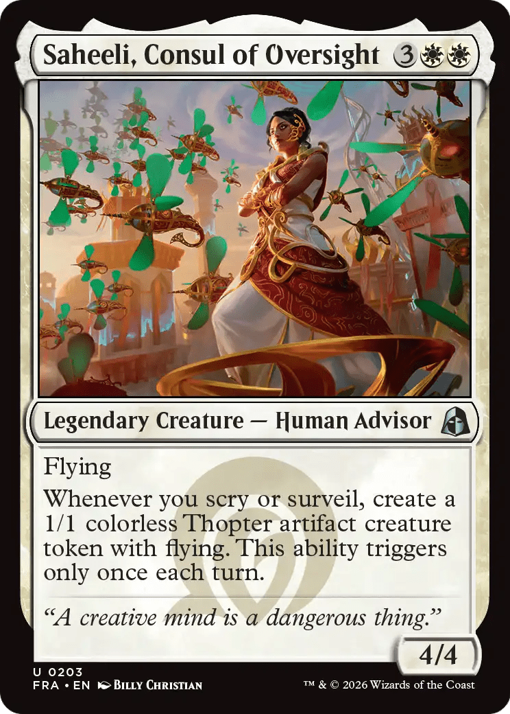 Saheeli, Consul of Oversight [Reality Fracture] MTG Single Magic: The Gathering  | Multizone: Comics And Games