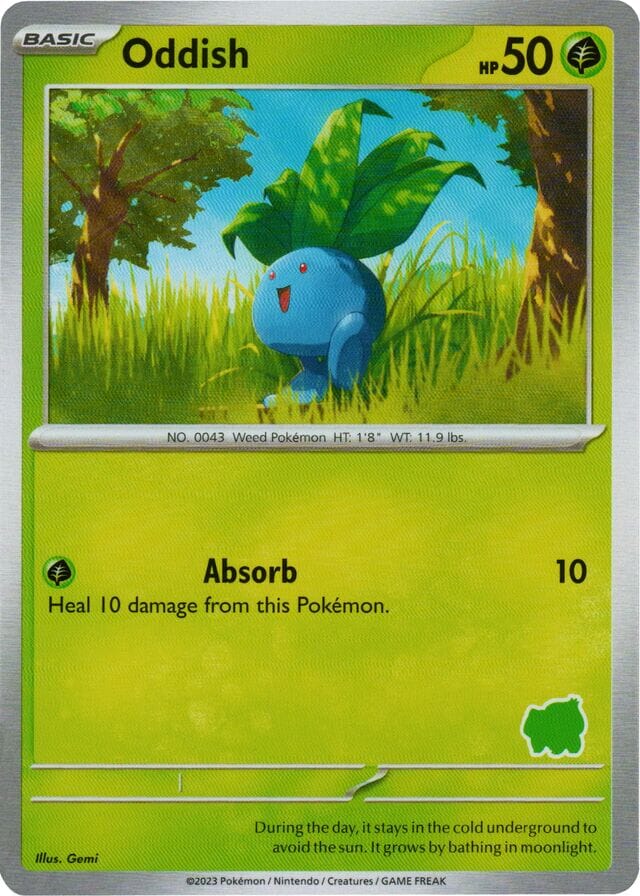Oddish [My First Battle] Pokemon Single Pokémon  | Multizone: Comics And Games
