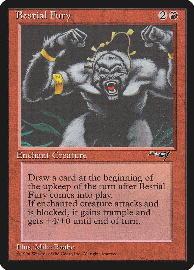 Bestial Fury (Fists Raised) [Alliances] MTG Single Magic: The Gathering  | Multizone: Comics And Games
