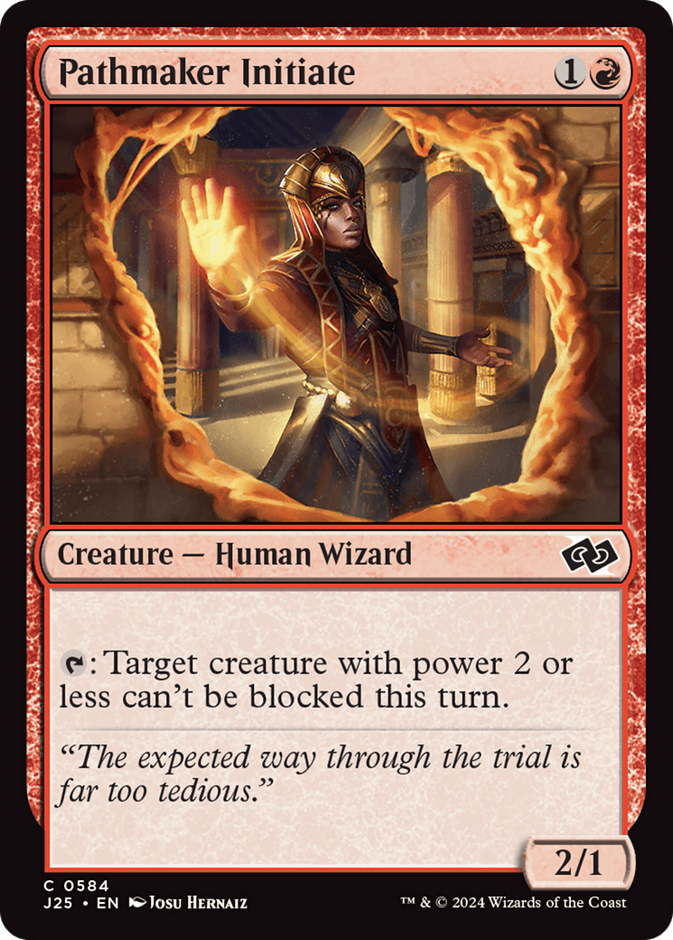 Pathmaker Initiate [Foundations Jumpstart] MTG Single Magic: The Gathering  | Multizone: Comics And Games