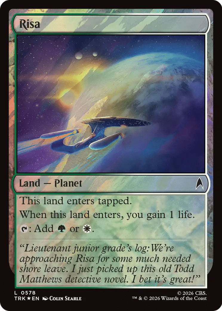 Risa (Surge Foil) [Star Trek] MTG Single Magic: The Gathering  | Multizone: Comics And Games