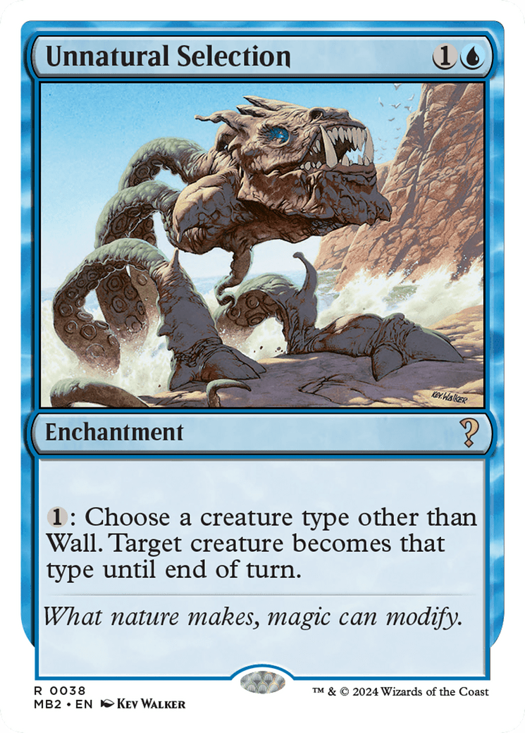 Unnatural Selection (White Border) [Mystery Booster 2] MTG Single Magic: The Gathering  | Multizone: Comics And Games