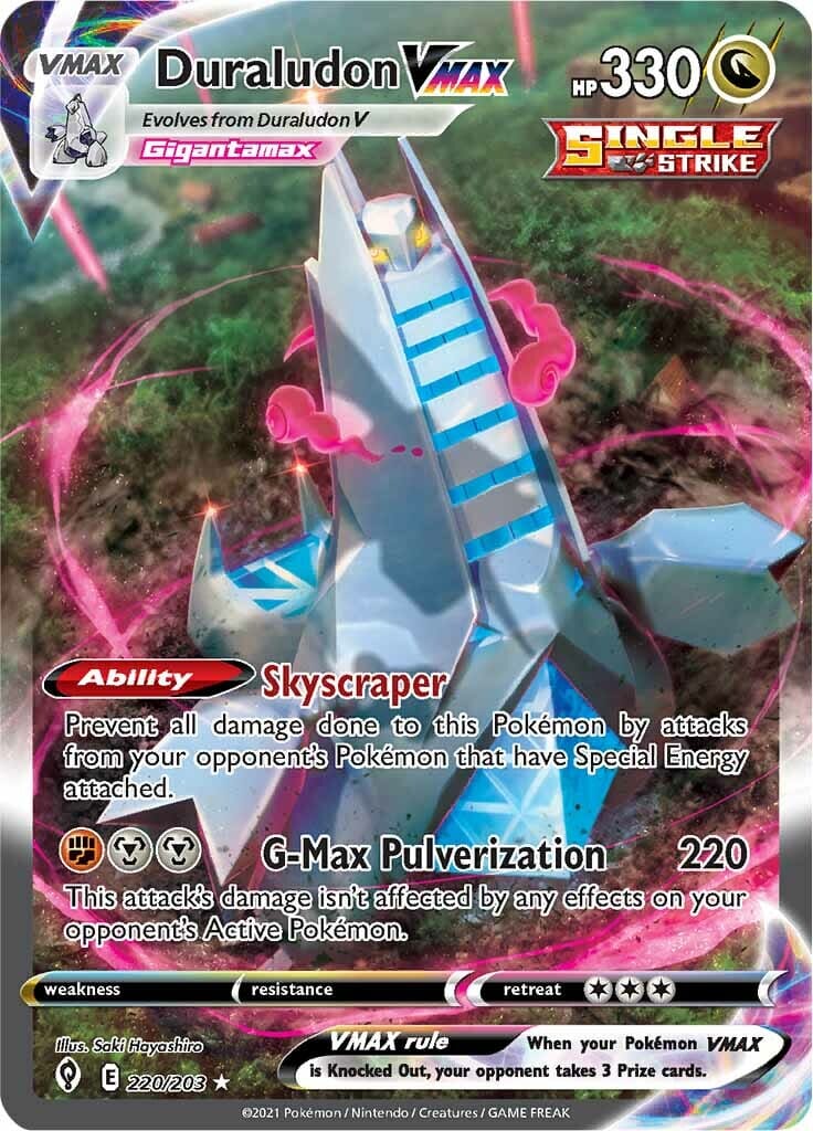 Duraludon VMAX (220/203) [Sword & Shield: Evolving Skies] Pokemon Single Pokémon  | Multizone: Comics And Games