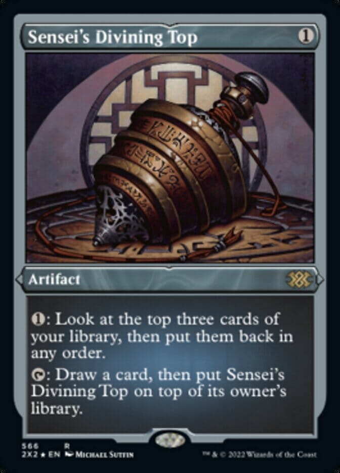 Sensei's Divining Top (Foil Etched) [Double Masters 2022] MTG Single Magic: The Gathering  | Multizone: Comics And Games