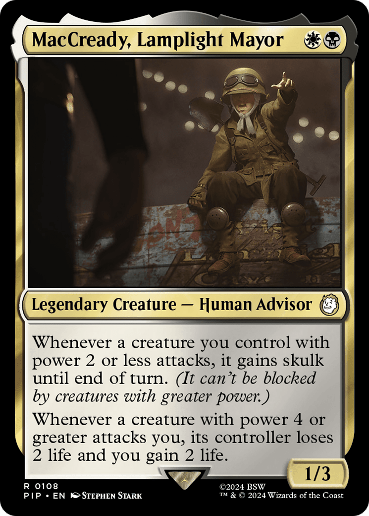 MacCready, Lamplight Mayor [Fallout] MTG Single Magic: The Gathering  | Multizone: Comics And Games