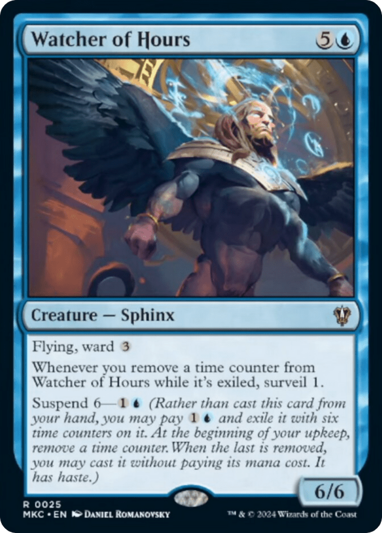 Watcher of Hours [Murders at Karlov Manor Commander] MTG Single Magic: The Gathering  | Multizone: Comics And Games