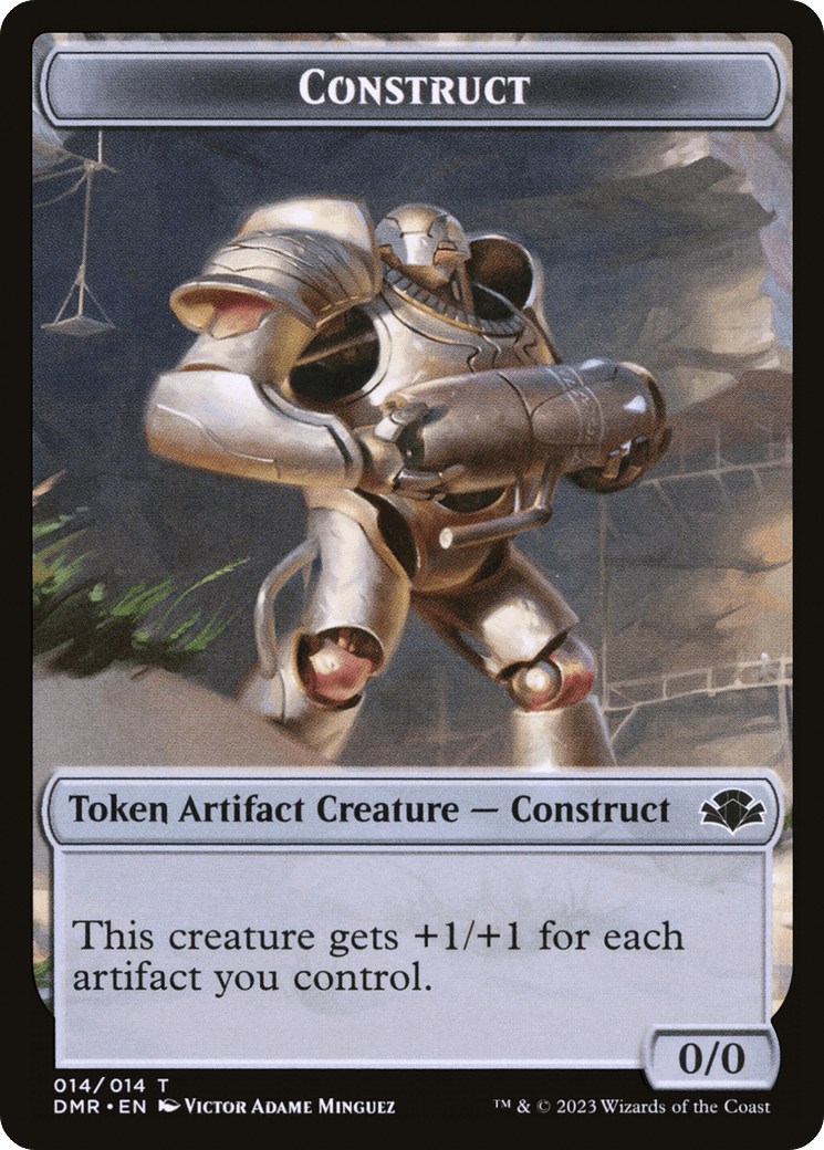 Construct Token [Dominaria Remastered Tokens] MTG Single Magic: The Gathering  | Multizone: Comics And Games