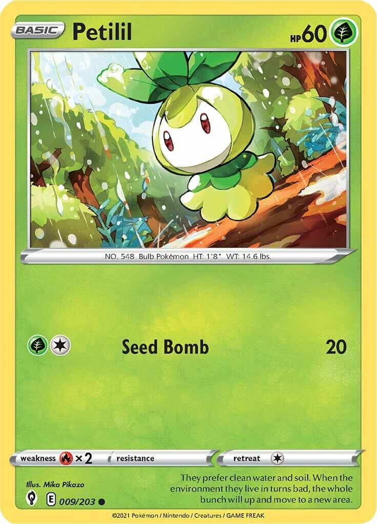 Petilil (009/203) [Sword & Shield: Evolving Skies] Pokemon Single Pokémon  | Multizone: Comics And Games