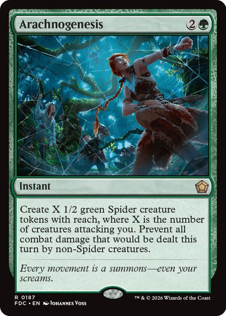 Arachnogenesis [Foundations Commander] MTG Single Magic: The Gathering  | Multizone: Comics And Games