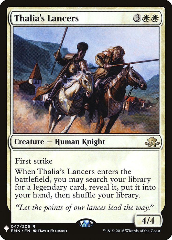 Thalia's Lancers [The List] MTG Single Magic: The Gathering  | Multizone: Comics And Games