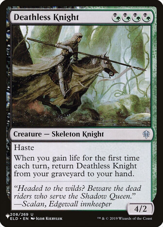 Deathless Knight [The List] MTG Single Magic: The Gathering  | Multizone: Comics And Games
