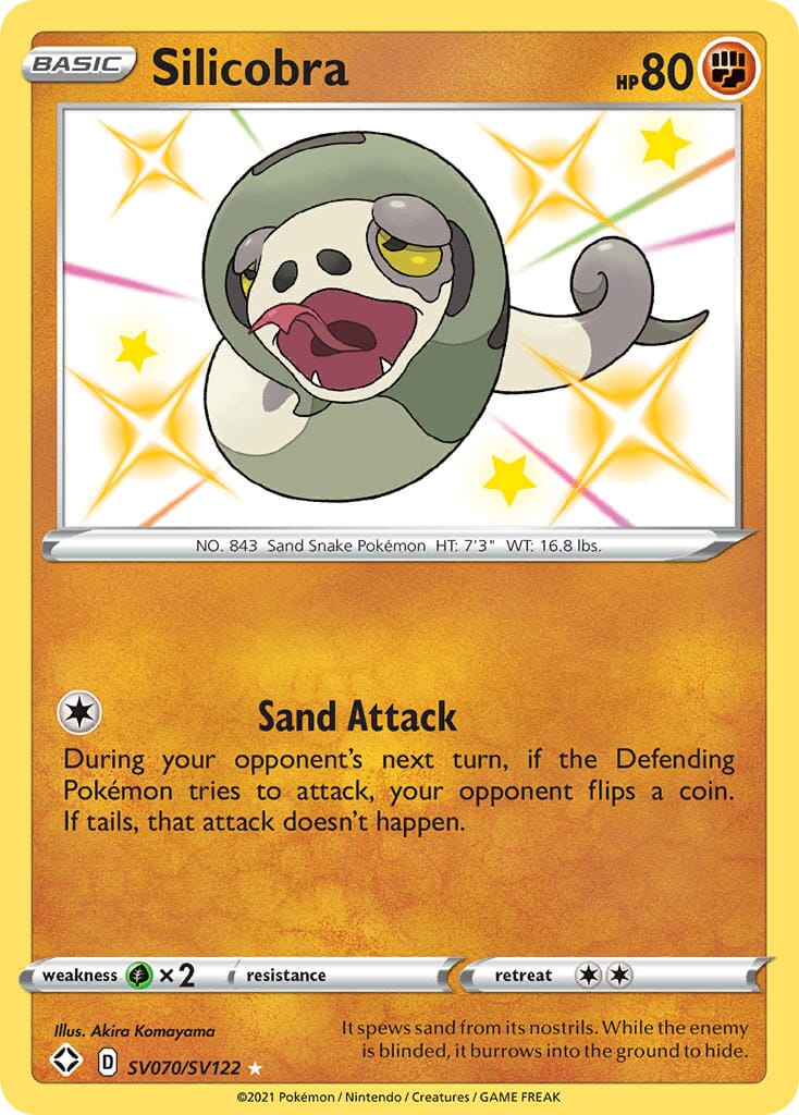Silicobra (SV070/SV122) [Sword & Shield: Shining Fates] Pokemon Single Pokémon  | Multizone: Comics And Games