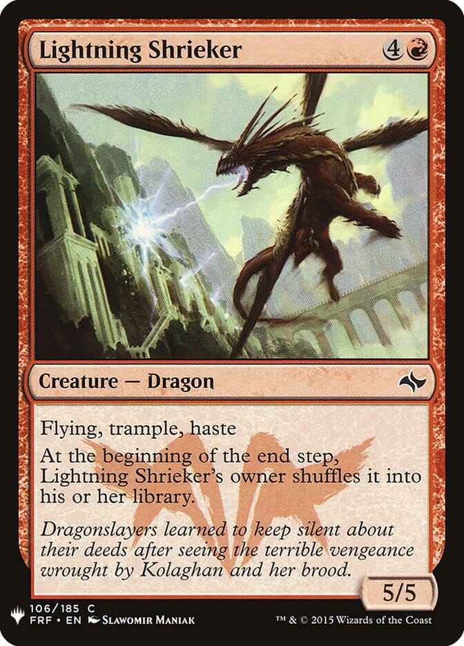 Lightning Shrieker [Mystery Booster] MTG Single Magic: The Gathering  | Multizone: Comics And Games