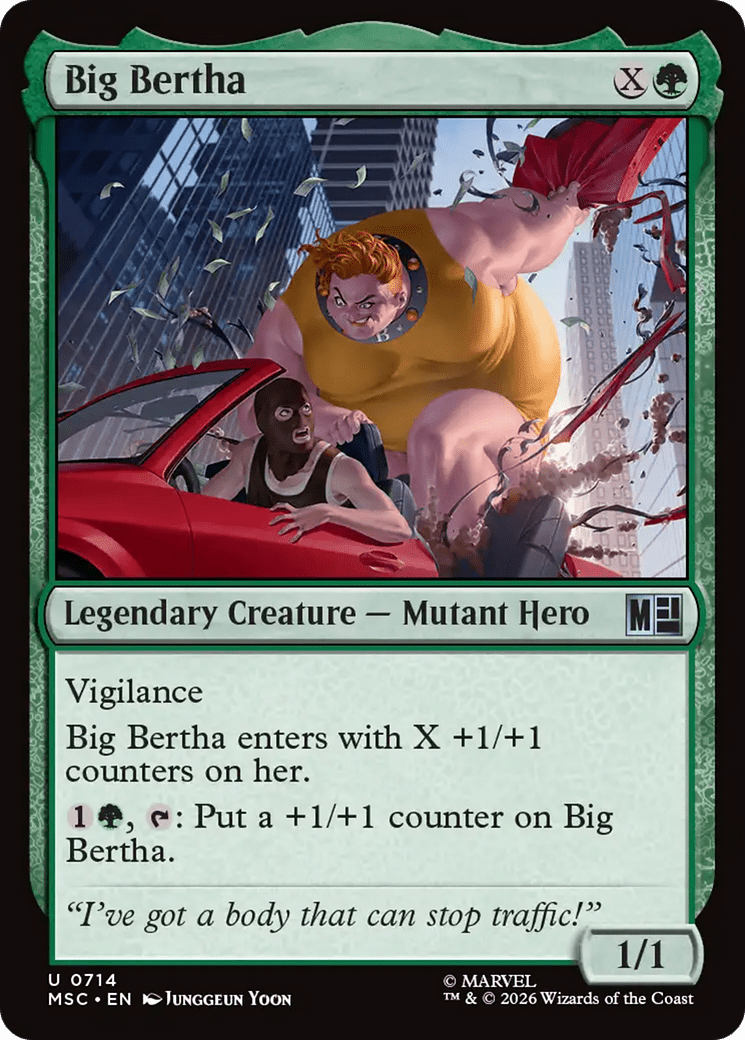 Big Bertha [Marvel Super Heroes Commander] MTG Single Magic: The Gathering  | Multizone: Comics And Games