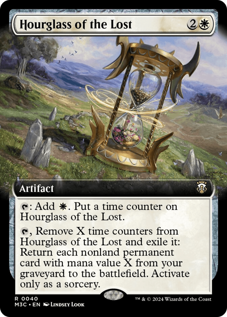 Hourglass of the Lost (Extended Art) [Modern Horizons 3 Commander] MTG Single Magic: The Gathering  | Multizone: Comics And Games
