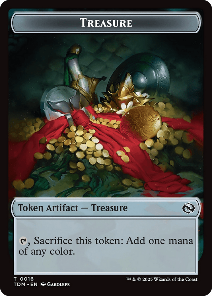 Zombie Druid // Treasure Double-Sided Token [Tarkir: Dragonstorm Tokens] MTG Single Magic: The Gathering  | Multizone: Comics And Games