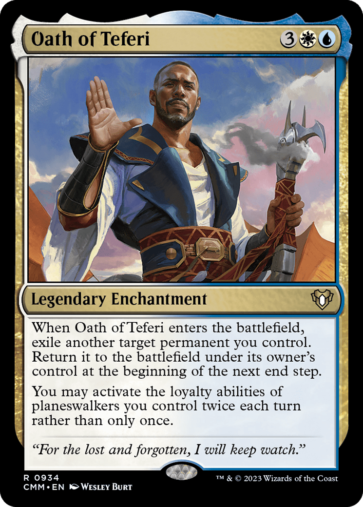 Oath of Teferi [Commander Masters] MTG Single Magic: The Gathering  | Multizone: Comics And Games
