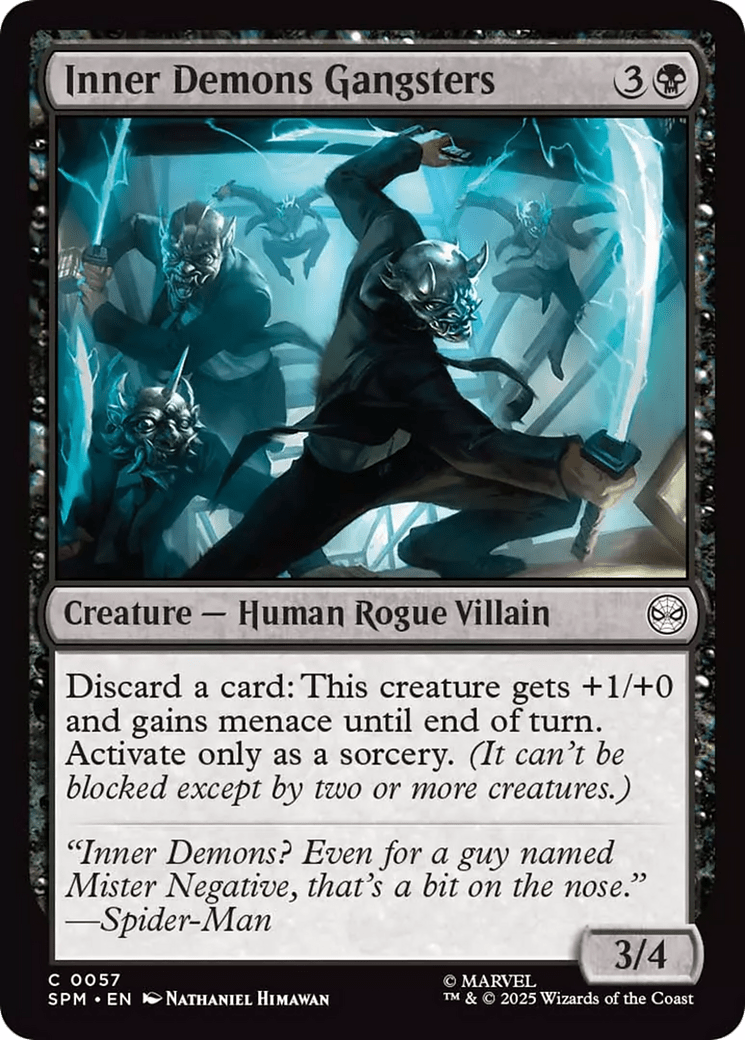 Inner Demons Gangsters [Marvel's Spider-Man] MTG Single Magic: The Gathering  | Multizone: Comics And Games