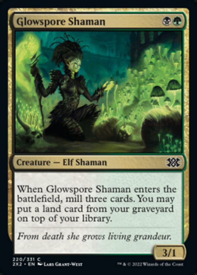 Glowspore Shaman [Double Masters 2022] | Multizone: Comics And Games