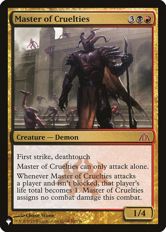 Master of Cruelties [The List] MTG Single Magic: The Gathering  | Multizone: Comics And Games