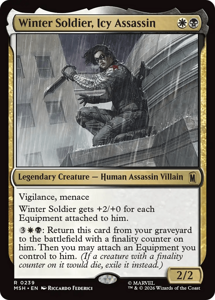Winter Soldier, Icy Assassin [Marvel Super Heroes] MTG Single Magic: The Gathering  | Multizone: Comics And Games