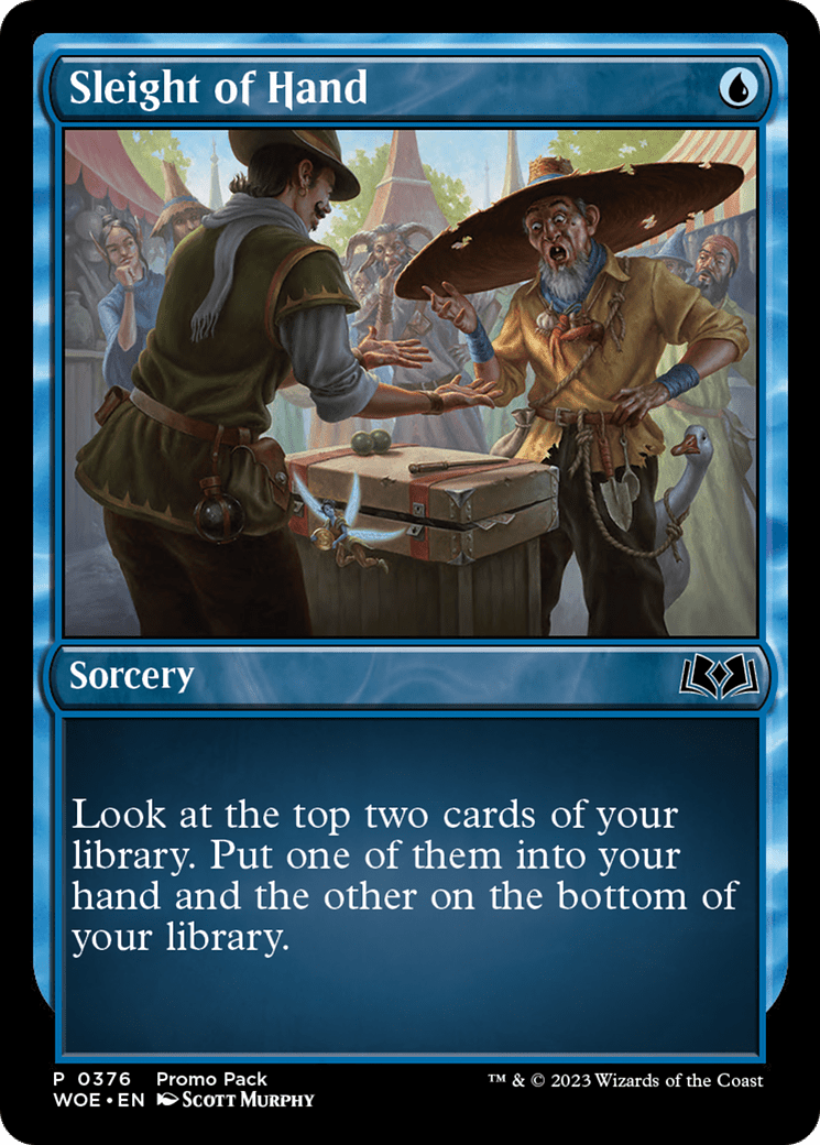 Sleight of Hand (Promo Pack) [Wilds of Eldraine] MTG Single Magic: The Gathering  | Multizone: Comics And Games