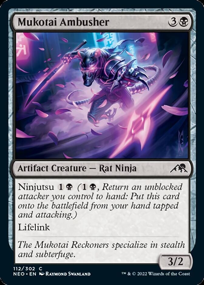 Mukotai Ambusher [Kamigawa: Neon Dynasty] MTG Single Magic: The Gathering  | Multizone: Comics And Games