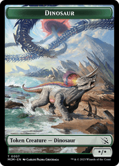 Treasure (21) // Dinosaur Double-Sided Token [March of the Machine Tokens] MTG Single Magic: The Gathering  | Multizone: Comics And Games