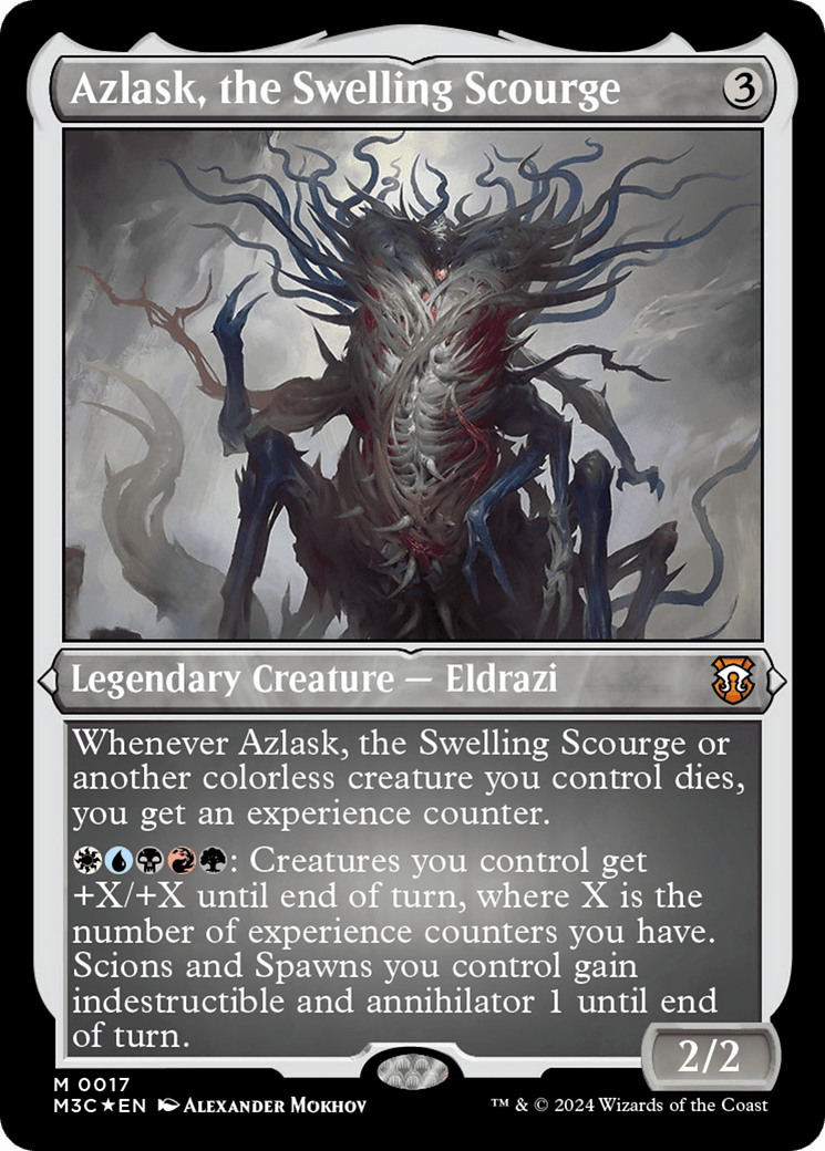 Azlask, the Swelling Scourge (Foil Etched) [Modern Horizons 3 Commander] MTG Single Magic: The Gathering  | Multizone: Comics And Games