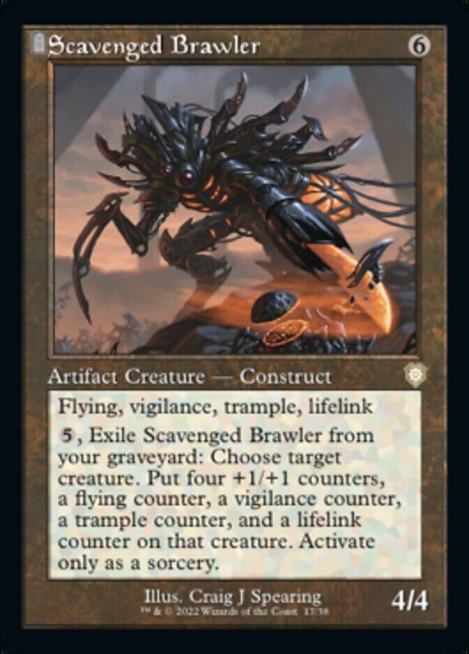 Scavenged Brawler (Retro) [The Brothers' War Commander] MTG Single Magic: The Gathering  | Multizone: Comics And Games