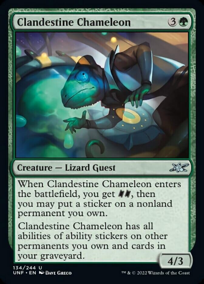 Clandestine Chameleon [Unfinity] MTG Single Magic: The Gathering  | Multizone: Comics And Games