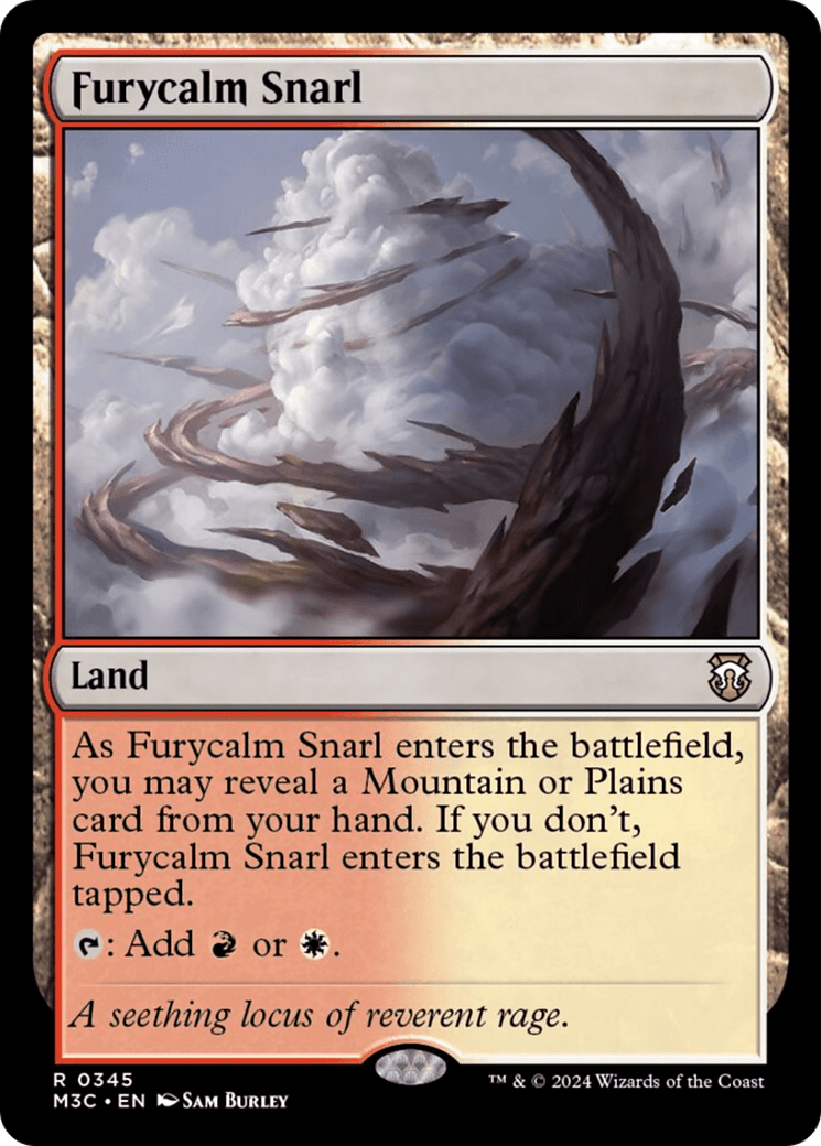 Furycalm Snarl (Ripple Foil) [Modern Horizons 3 Commander] MTG Single Magic: The Gathering  | Multizone: Comics And Games