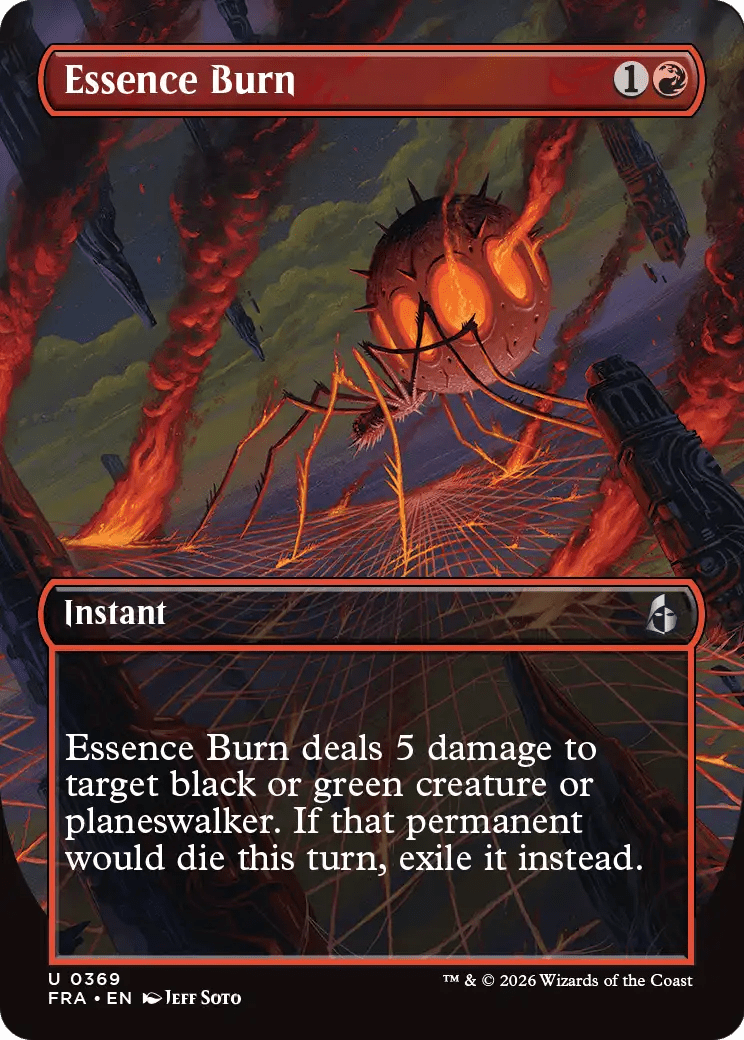 Essence Burn (Borderless) [Reality Fracture] MTG Single Magic: The Gathering  | Multizone: Comics And Games