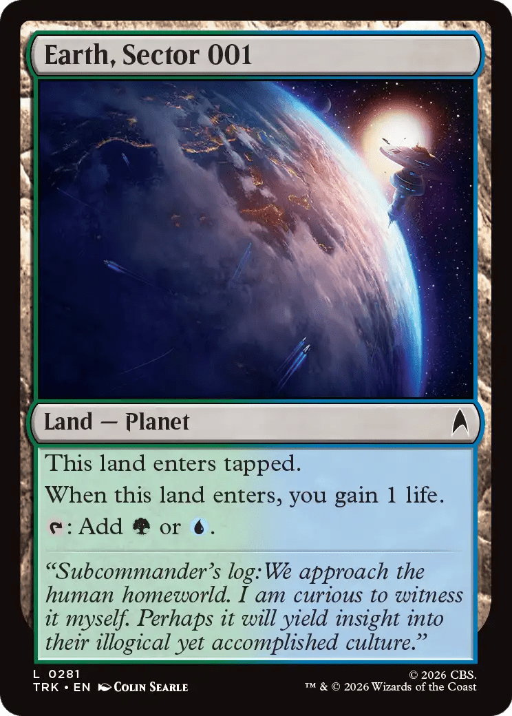 Earth, Sector 001 [Star Trek] MTG Single Magic: The Gathering  | Multizone: Comics And Games