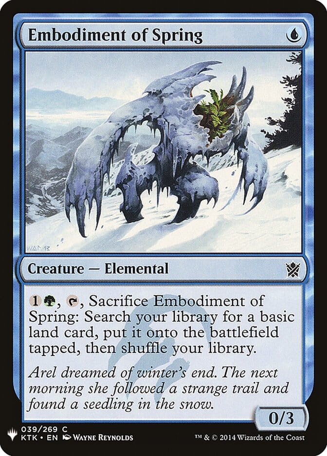 Embodiment of Spring [Mystery Booster] MTG Single Magic: The Gathering  | Multizone: Comics And Games