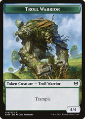Treasure // Troll Warrior Double-Sided Token [Kaldheim Tokens] MTG Single Magic: The Gathering  | Multizone: Comics And Games
