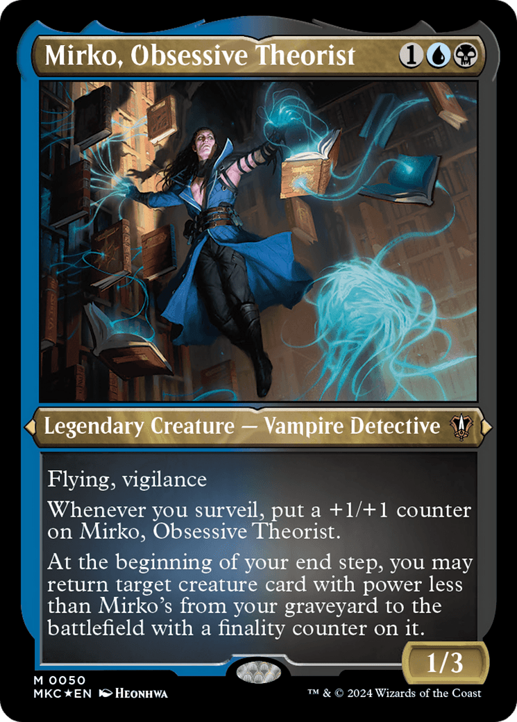 Mirko, Obsessive Theorist (Display Commander) [Murders at Karlov Manor Commander] MTG Single Magic: The Gathering  | Multizone: Comics And Games