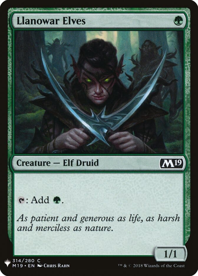 Llanowar Elves [Mystery Booster] MTG Single Magic: The Gathering  | Multizone: Comics And Games